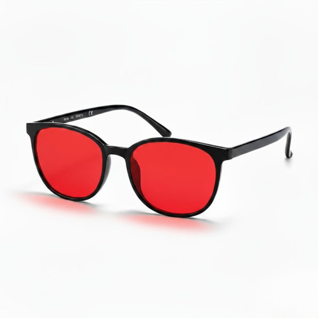 Aurelia Gafas Unisex con Lentes Rojas Anti-Luz Azul